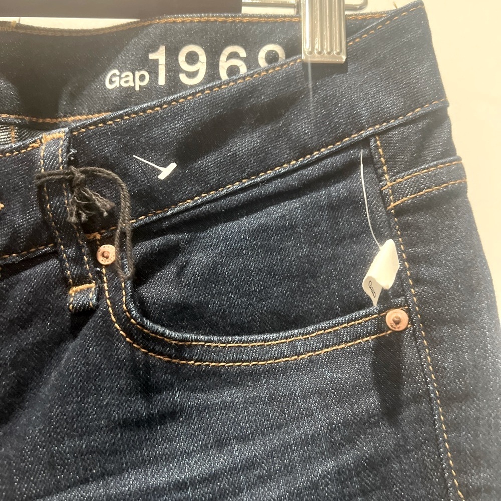 Dark wash boot cut GAP jeans
